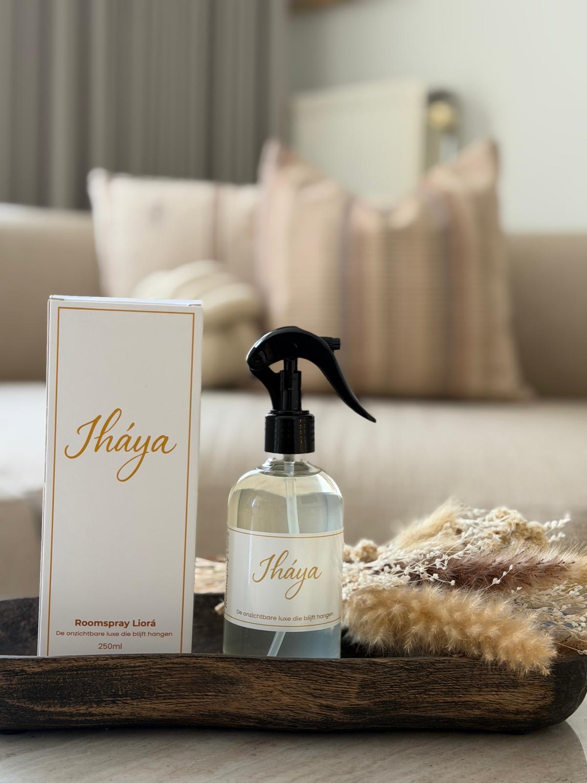 Iháya roomspray Liorá in een interieur